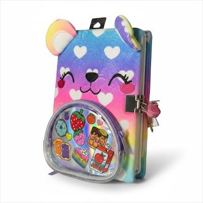 Claire's Rainbow Bear Secret Diary Set