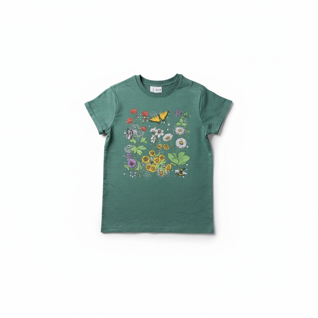 Women's M - Floral T-Shirt