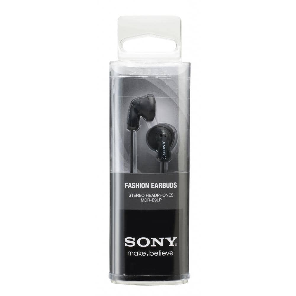 Sony Fashion Earbuds in Black **Packaging May Vary**