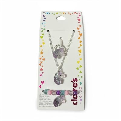 Claire's Unicorn Jewelry Set