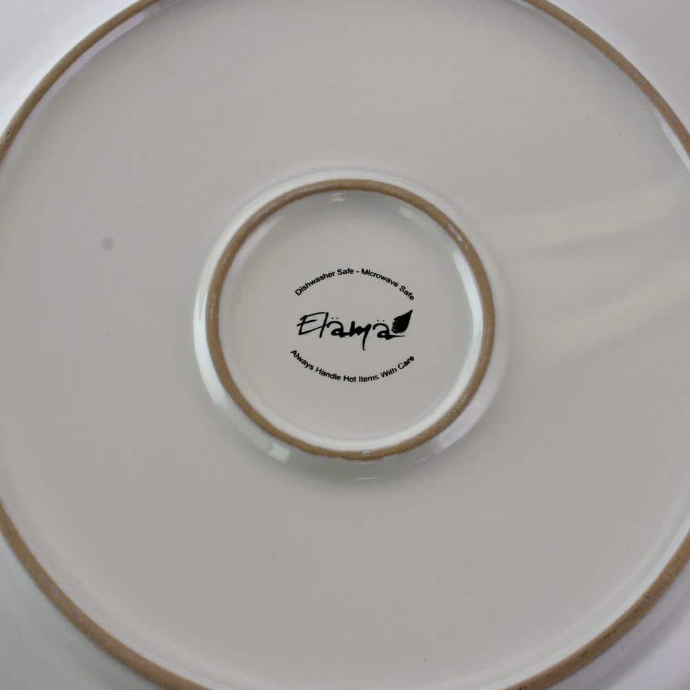 Market Finds 16-Piece Contemporary White Stoneware Dinnerware Set (Service for 4)