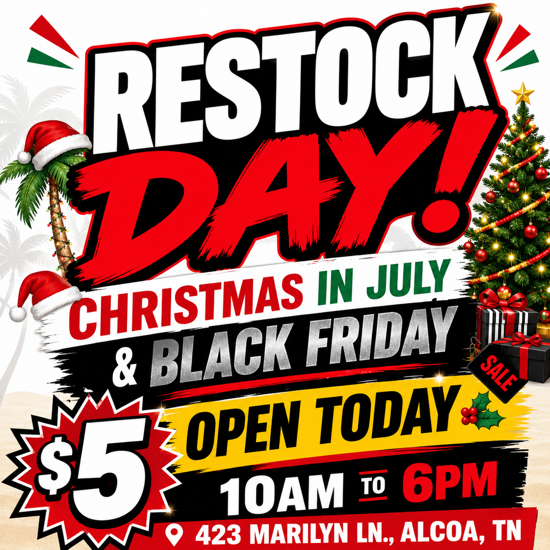 🎄☀️ CHRISTMAS IN JULY + BLACK FRIDAY IS HERE! 🛒🔥
