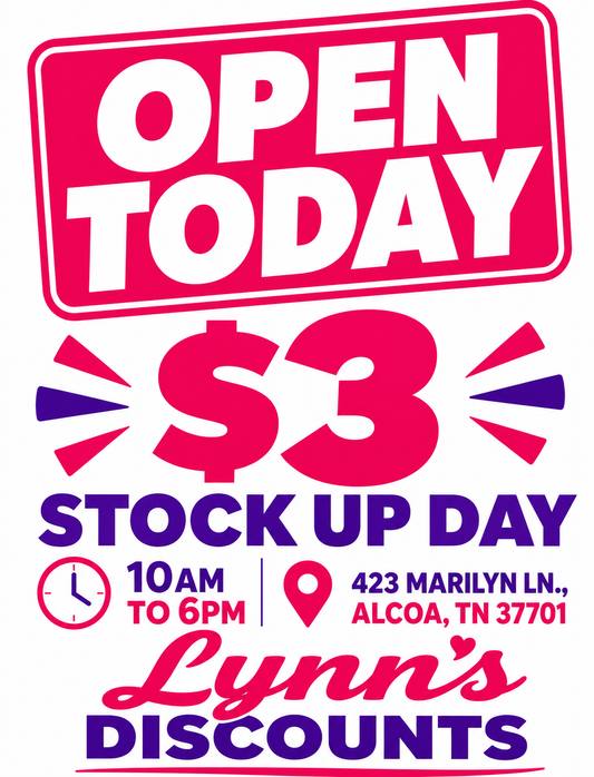 🚨 OPEN TODAY! 🚨
