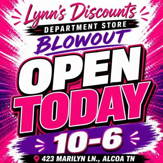🚨 OPEN TODAY 10AM–6PM! 🚨