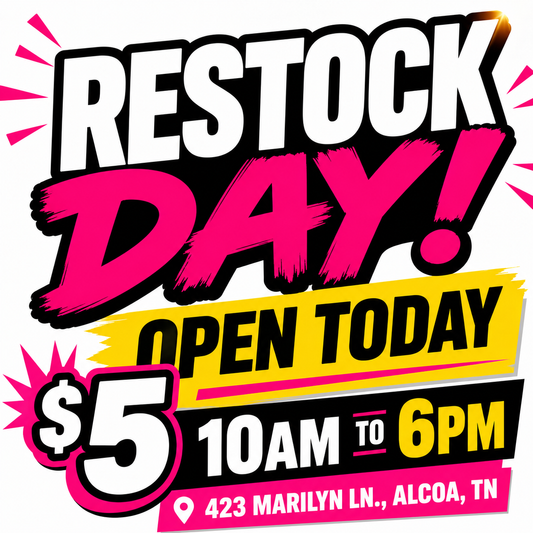🎉 $5 RESTOCK DAY IS HERE! 🎉