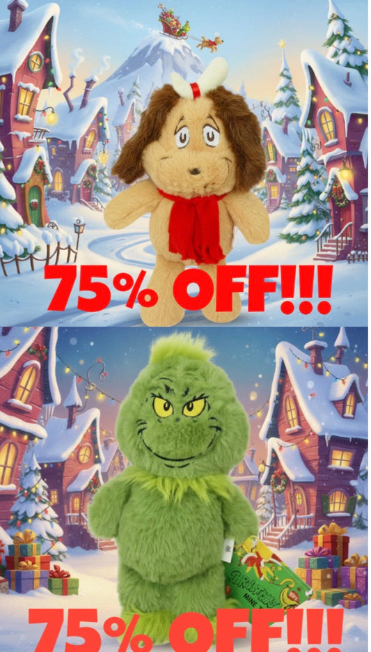 🎄 75% OFF Grinch Plush Toys — Limited Time! 🎁