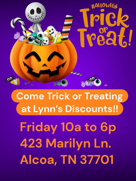 🎃 Trick-or-Treat Inside at Lynn’s Discounts! 👻