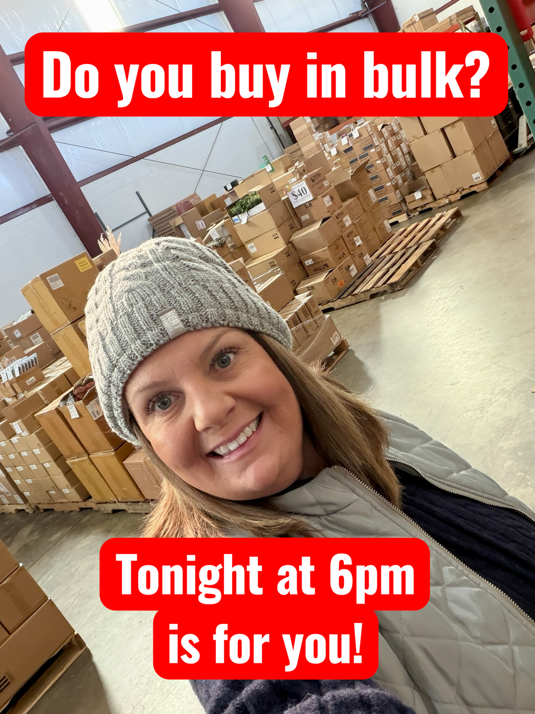 Do You Buy in Bulk? Tonight at 6PM is for YOU!