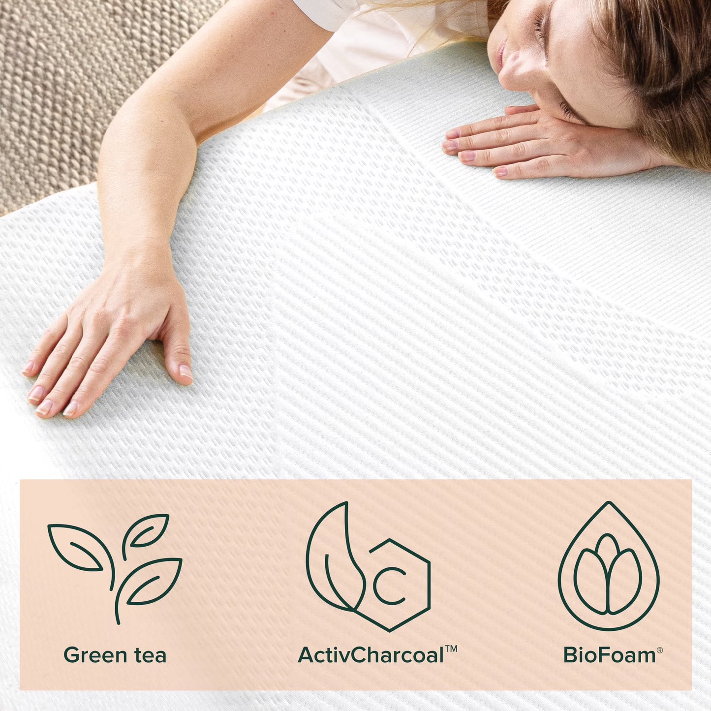 Serenity 8" Memory Foam Mattress, Size: Queen (No Packaging)