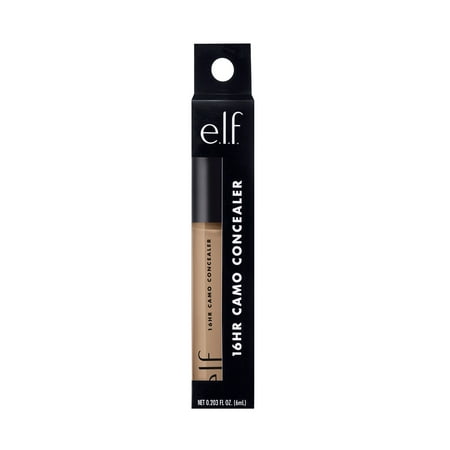 e.l.f. 16HR Camo Concealer, Tan Walnut, 0.203 fl oz