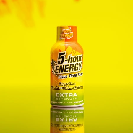 5-hour ENERGY Shot, Extra Strength, Peach Mango