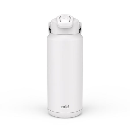 Zak Designs Liberty 32 oz Stainless Steel Double Wall Bottle, Ivory *Minor Cosmetic Damage*