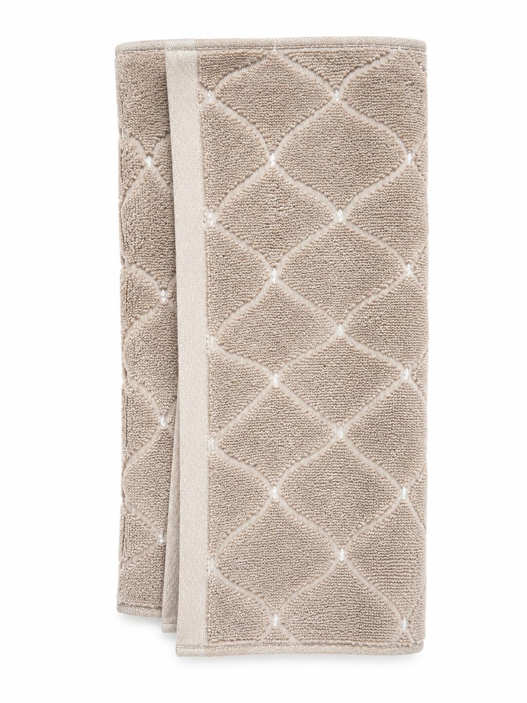 Martex Restore Beige Geometric Hand Towel