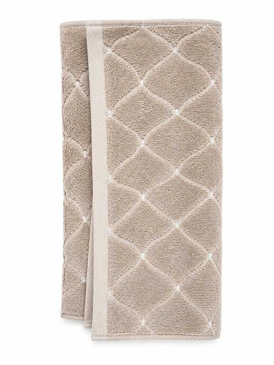 Martex Restore Beige Geometric Hand Towel