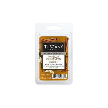 Tuscany Candle Fragrance Bars, Vanilla Cinnamon Brulee, 2.5 Oz