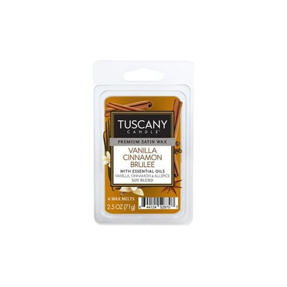 Tuscany Candle Fragrance Bars, Vanilla Cinnamon Brulee, 2.5 Oz