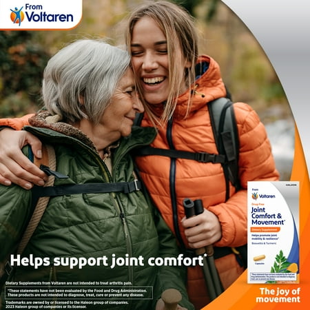 Voltaren Dietary Supplements Joint Comfort + Movement   30 Ct *Damaged Packaging* *Exp 2025/09*