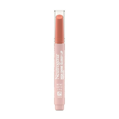 Neutrogena High Shine Glossy Lip with Vitamin E, Temptation, 0.07 oz