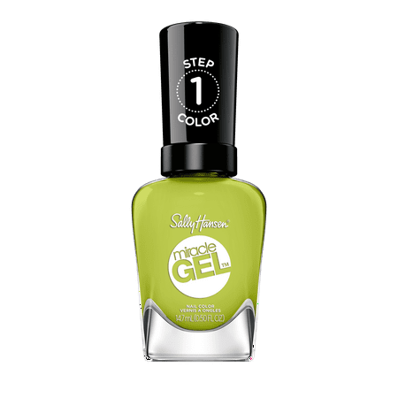 Sally Hansen Miracle Gel Nail Polish, 764 Cactus Makes Perfect, 00.5 fl oz, No UV Lamp Needed