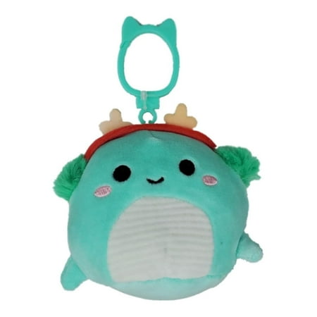 Squishmallows 3.5 Inch Clip-On Nessie with Earmuffs
