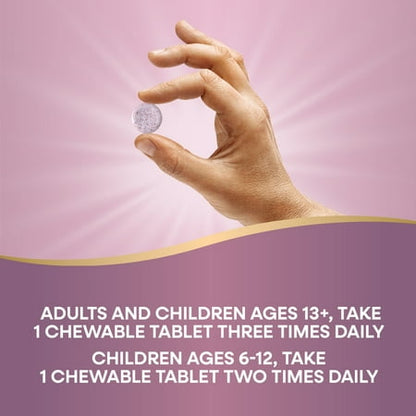 Nature's Way Cold Relief Chewable Tablets, Umcka, Multi-Symptom Cold Relief, Cherry Flavored, 20ct *Exp 11/2025*