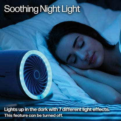 Arctic Air Ice Jet Air Cooler, 3 Speed Portable Cooler with LED, Lightweight & Compact Space Cooler