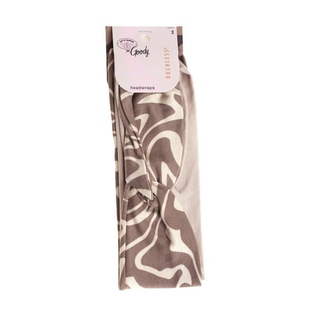 Goody Tru X Let It Happen Collab Ouchless  Twist Headwrap Tan, 2 CT