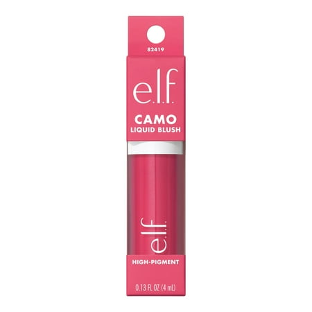 e.l.f. Camo Liquid Blush, Hot Pink, 0.13 fl oz