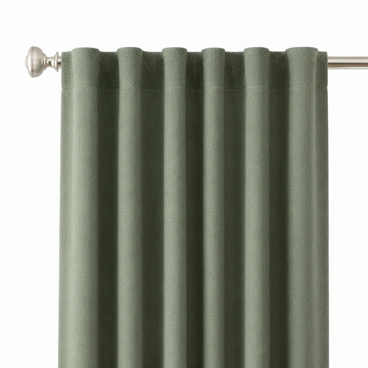 Blackout Aruba Window Curtain Panel 50x84 Fern Green