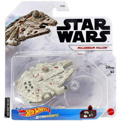 Hot Wheels Star Wars Starships Inspired by The Mandalorian with Flight Stand for Display, Variety of Models for Kids of All Ages