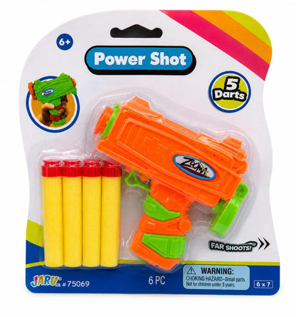 JA-RU Power Shot Foam Blaster (Random Color)