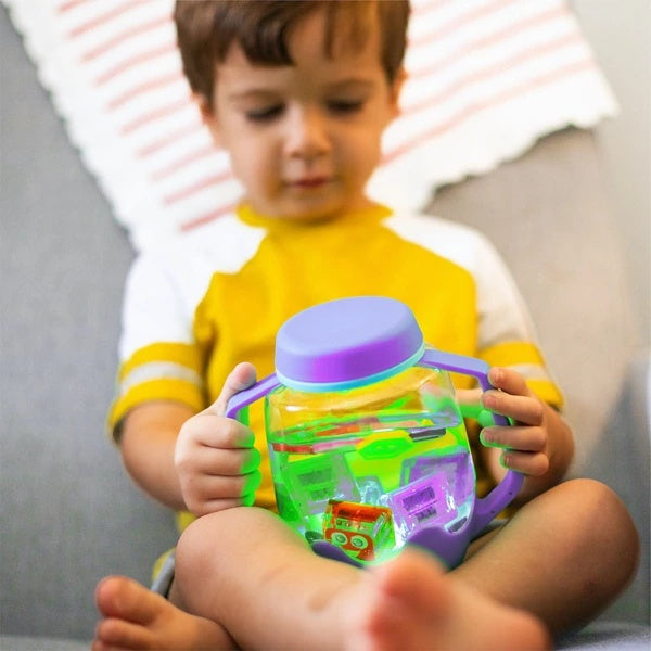 Glo Pals Sensory Play Jar - Purple