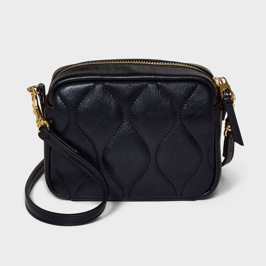 Mini Camera Crossbody Bag - Universal Thread  Black