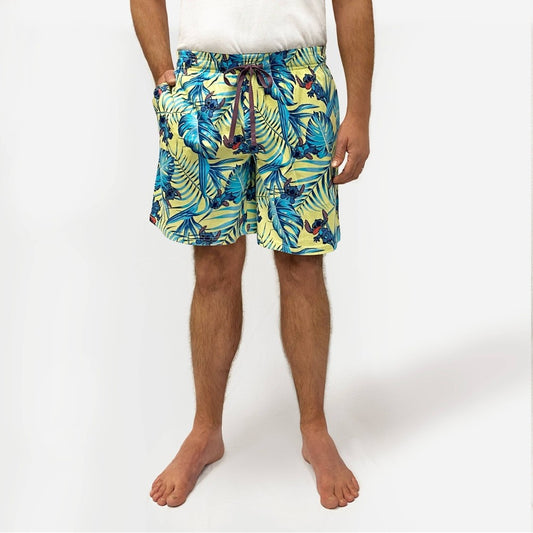 Men's Disney Lilo Stitch 8" Palm Print Pajama Shorts - **SIZE S**