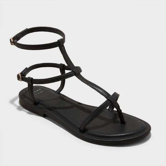 Women's Gillian Gladiator Sandals - a New Day™ Black **SIZE 9**
