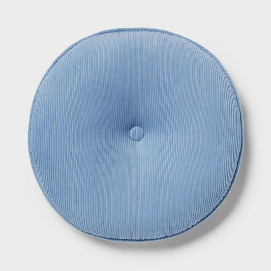 Round Decorative Pillow Blue - Room Essentials