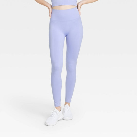 Women XS Seamless High-Rise Leggings - All in Motion Lilac Purple