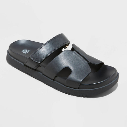 Hayley Slide Sandals - Wild Fable™ Black **SIZE WOMEN 8 1/2**