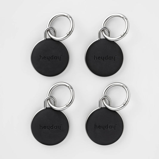 AirTag 4pk Silicone Keychain - Heyday™ Black