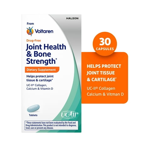 Voltaren Dietary Supplements Joint Health + Bone Strength   30 Ct *Exp 1/26*