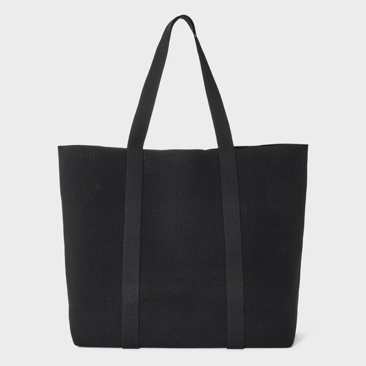 Engineered Knit Tote Handbag - a New Day Black