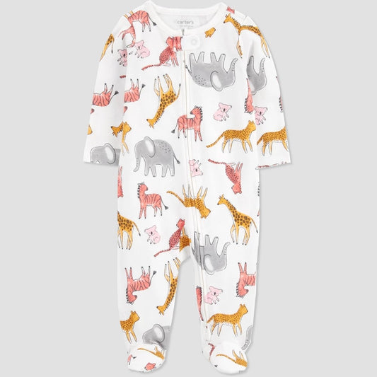 Girls' 6M Carter's Just One You Sleep N' Play - Cream