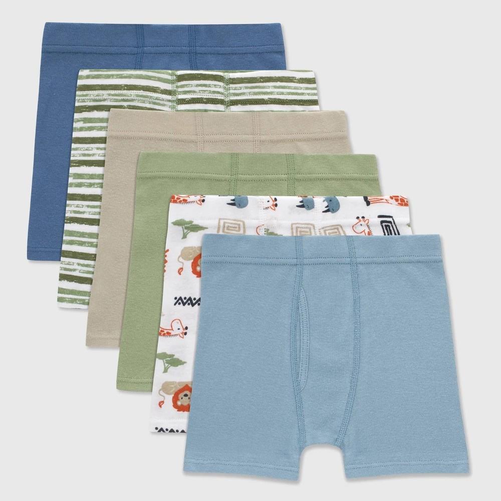 Hanes Toddler Boys Boxer Briefs 6-Pack 2T/3T
