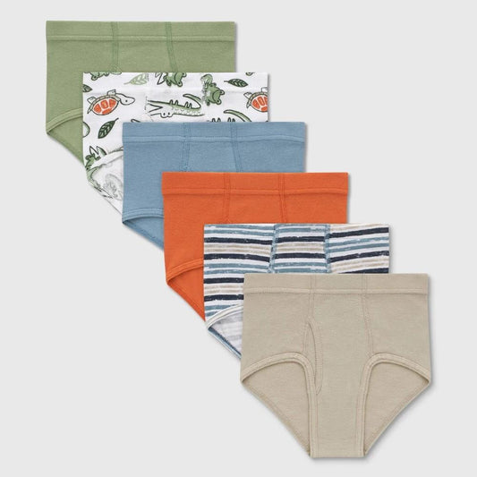 Hanes Toddler Boys Brief Underwear 6-Pack 2T/3T