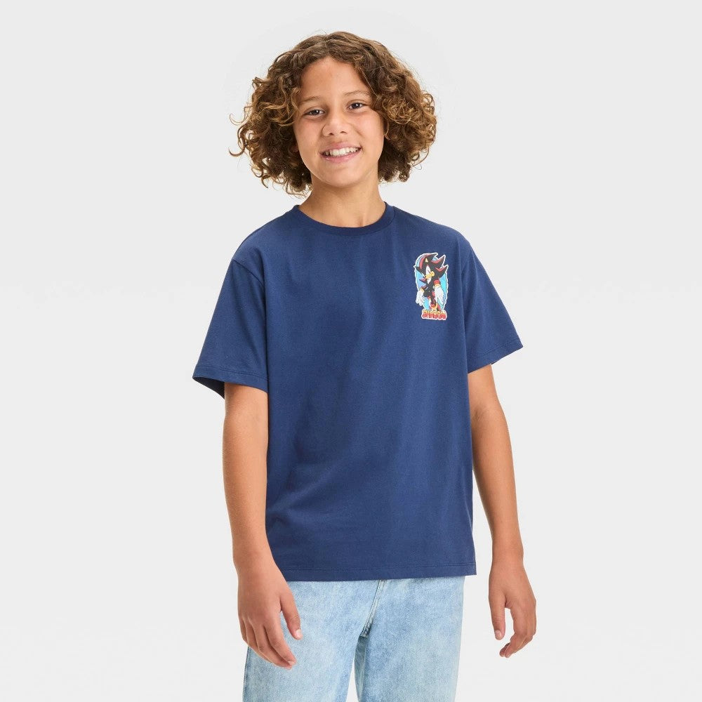 Boys' Short Sleeve Shadow Graphic Shadow T-Shirt - Art Class Blue *Size Boys S 6/7)*