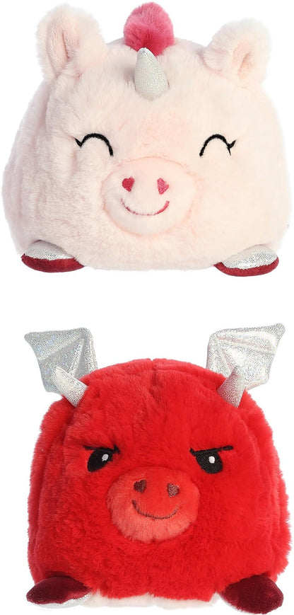 Aurora Unicorn Dragon Plush Flip Soft Stuffed Animal Toy