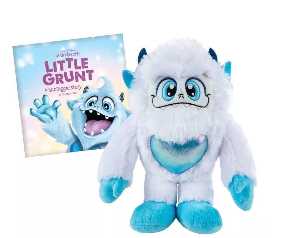 Elf on the Shelf Friends Sno Biggie Little Grunt Yeti Plush and Book Holiday