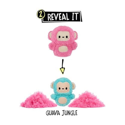 Fluffie Stuffiez Monkey Small Collectible Plush  Surprise Reveal Unboxing with Huggable Fur Pulling  Ultra Soft Fluff