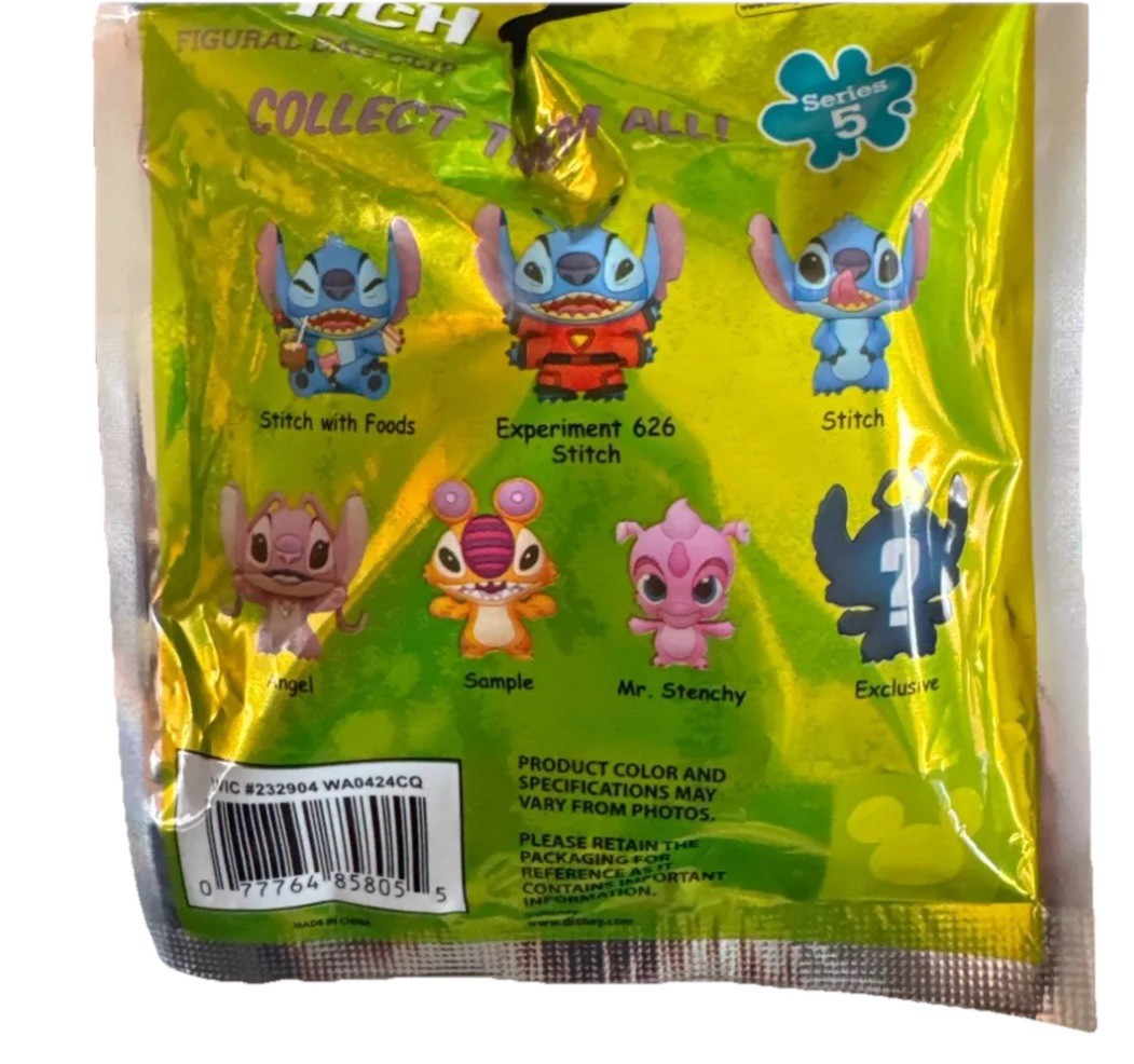 Disney Figural Bag Clip Series 5 Mystery Figure 1 CT