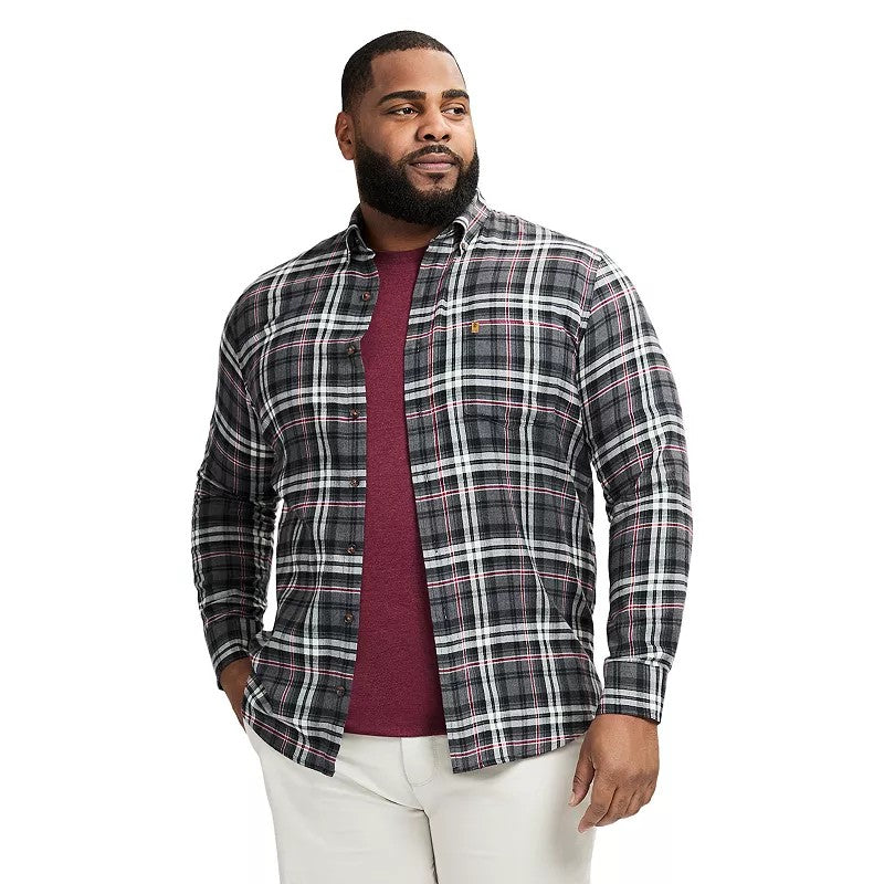 Mens' Big & Tall IZOD Stratton Flannel Shirt **SIZE 3XLT**